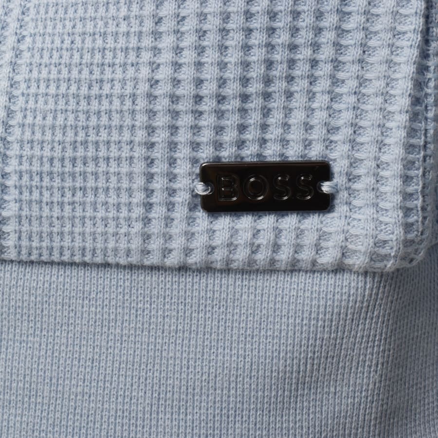 Image number 4 for BOSS Full Zip Sweatshirt Blue