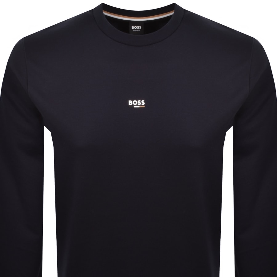 Image number 2 for BOSS Iconic Sweatshirt Navy