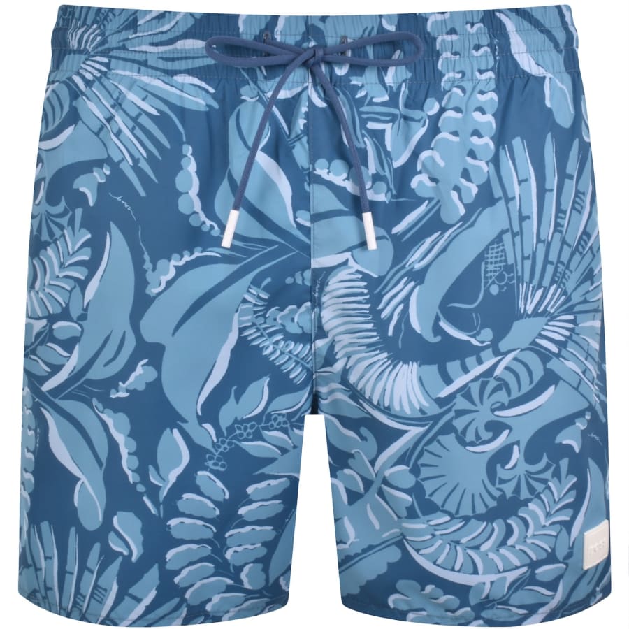 Image number 1 for BOSS Piranha Swim Shorts Blue