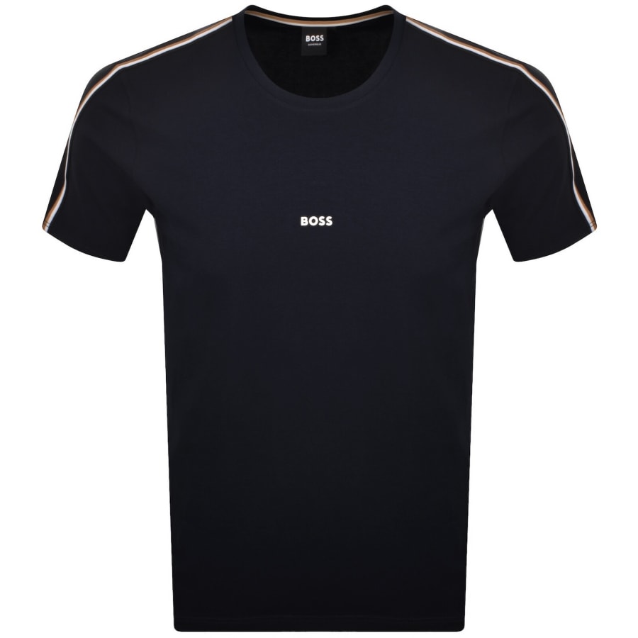 Image number 1 for BOSS Unique T Shirt Dark Blue