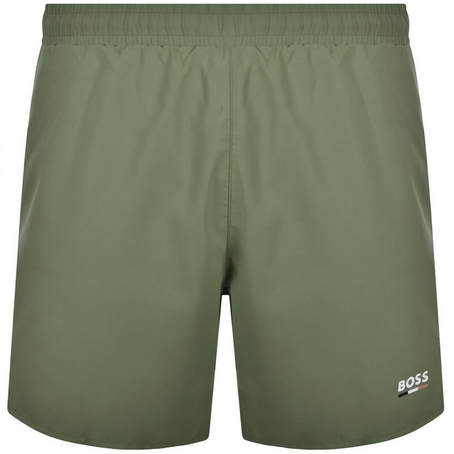 Image number 1 for BOSS Swordfish Swim Shorts Green
