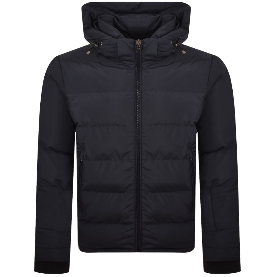 Image number 2 for Sandbanks Puffer Jacket Navy