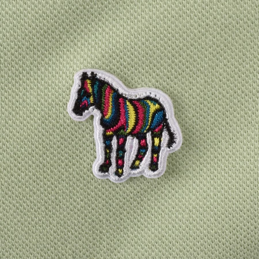 Image number 3 for Paul Smith Zebra Polo T Shirt Green