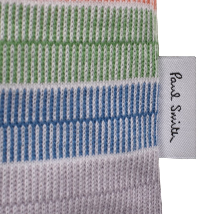 Image number 3 for Paul Smith Striped Polo T Shirt Cream