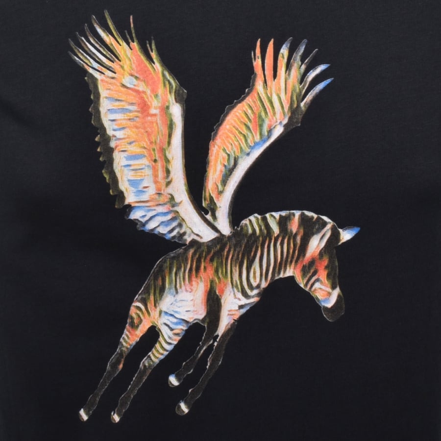 Image number 3 for Paul Smith Flying Zebra T Shirt Navy