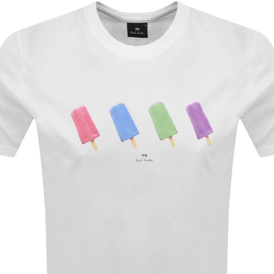 Image number 2 for Paul Smith Lollies T Shirt White