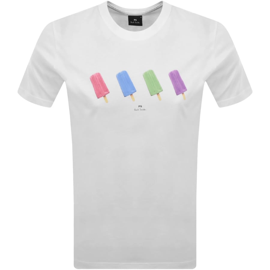 Image number 1 for Paul Smith Lollies T Shirt White