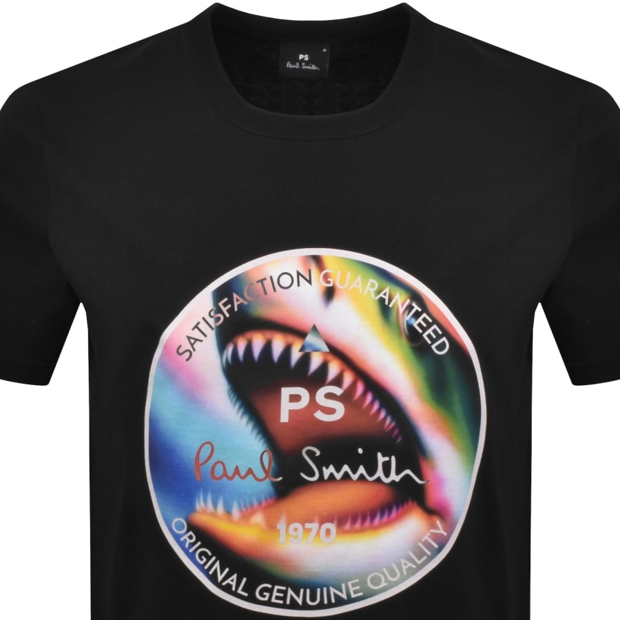 Image number 2 for Paul Smith Shark T Shirt Black