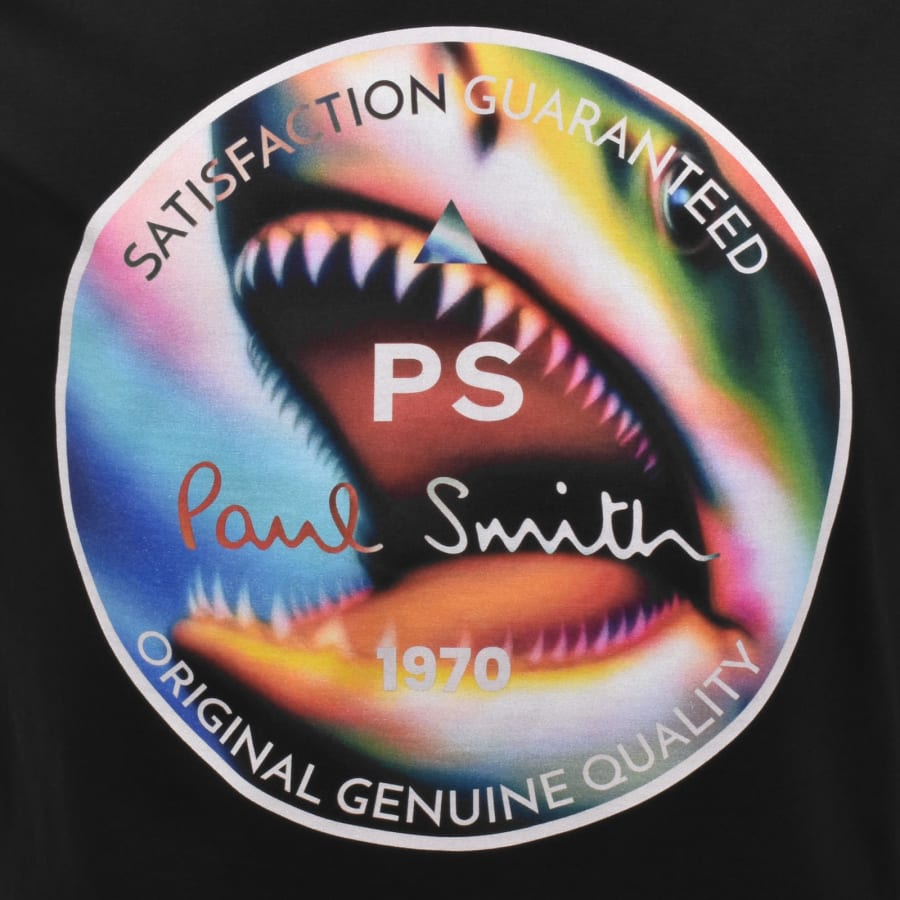 Image number 3 for Paul Smith Shark T Shirt Black