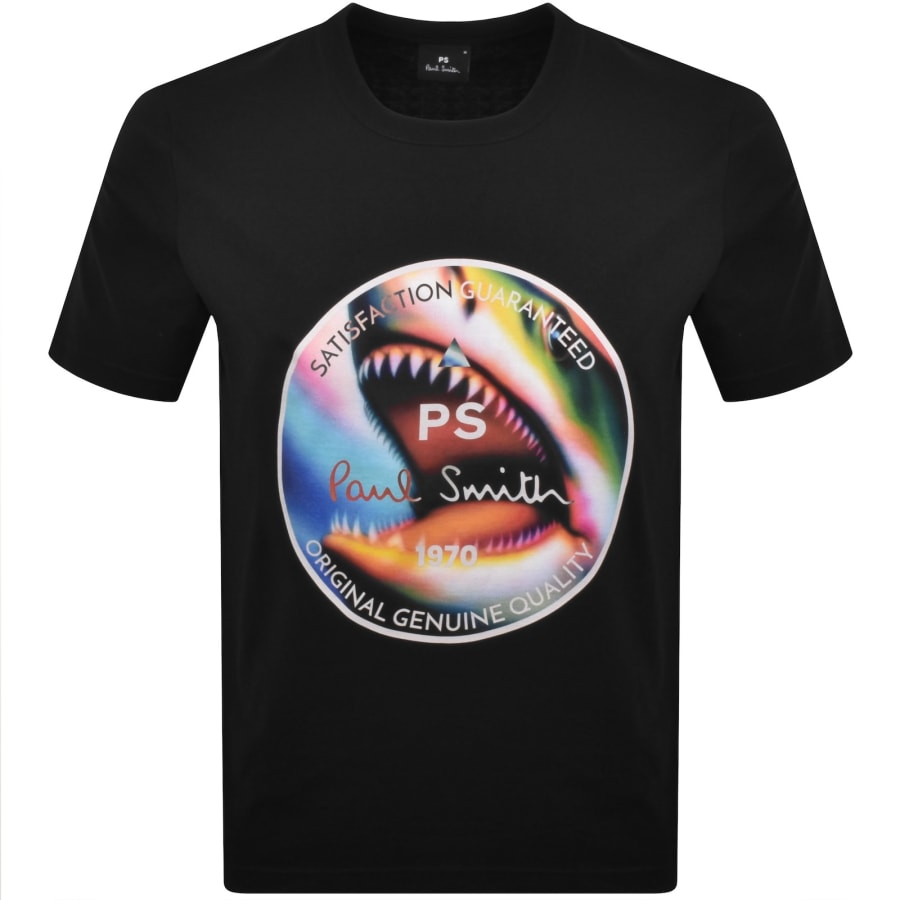 Image number 1 for Paul Smith Shark T Shirt Black
