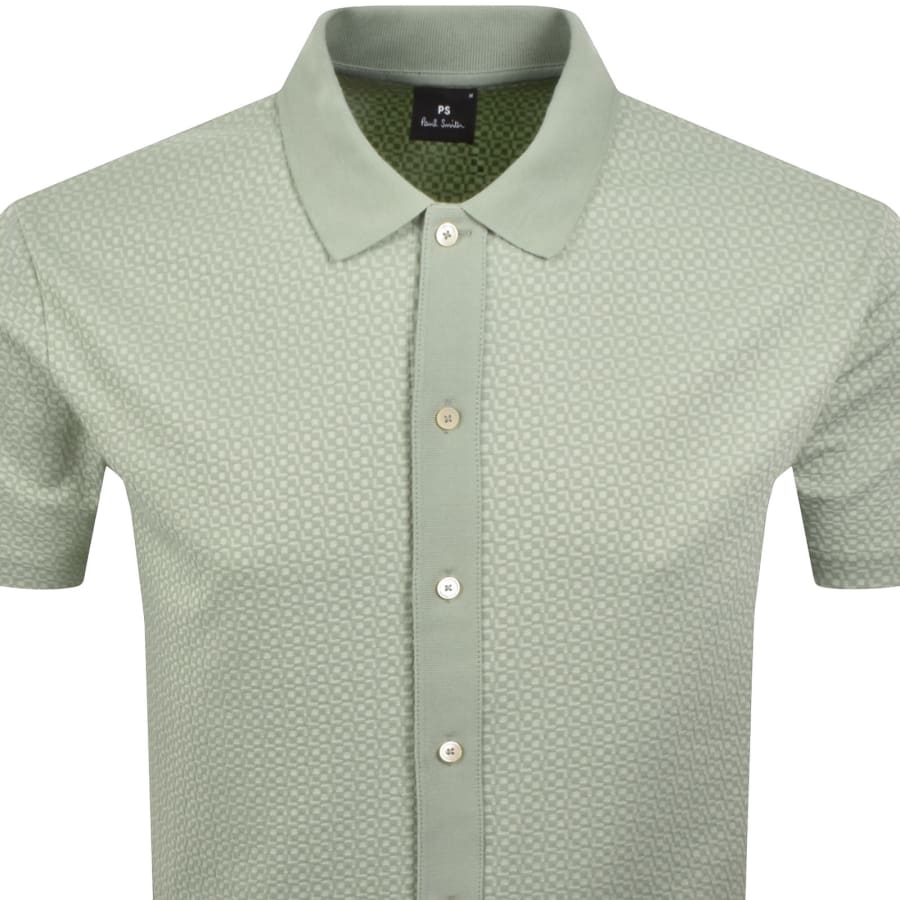 Image number 2 for Paul Smith Short Sleeved Polo Shirt Green