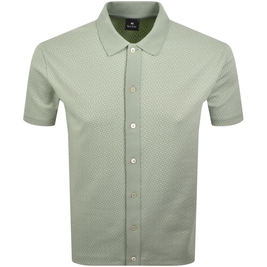 Image number 1 for Paul Smith Short Sleeved Polo Shirt Green