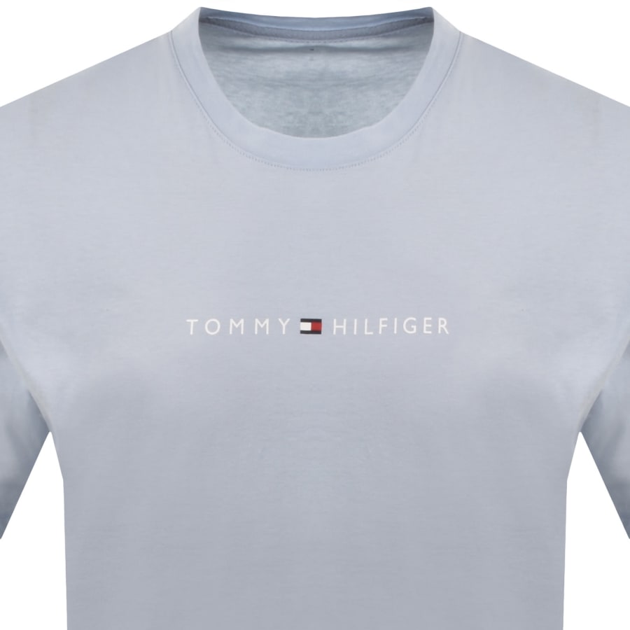 Image number 2 for Tommy Hilfiger Logo T Shirt Blue