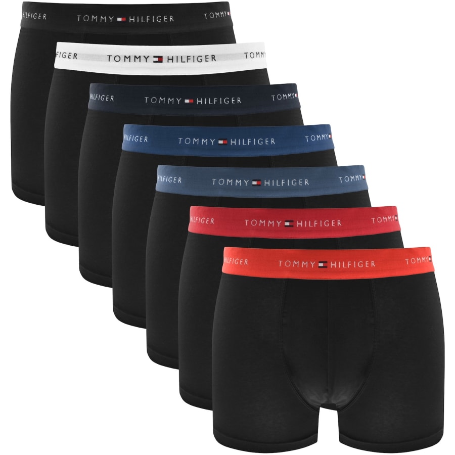 Image number 1 for Tommy Hilfiger Underwear 7 Pack Trunks