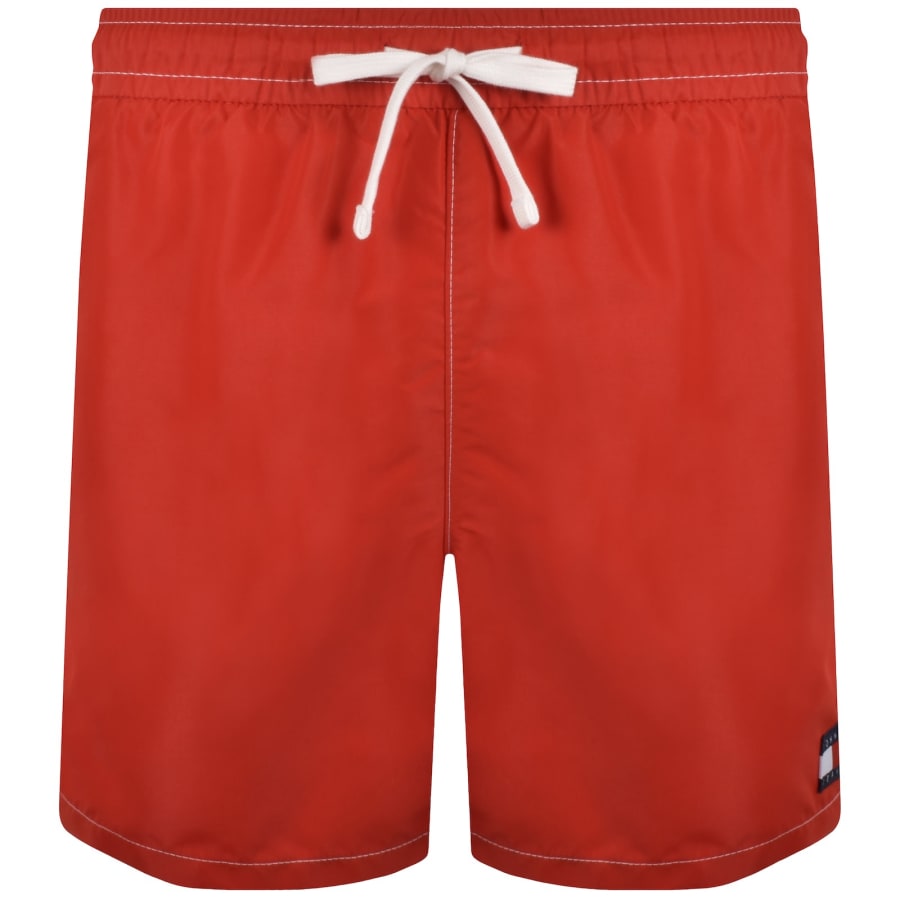 Image number 1 for Tommy Jeans Swim Shorts Red
