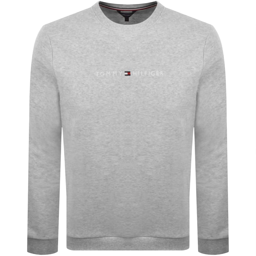 Image number 1 for Tommy Hilfiger Track Top Sweatshirt Grey