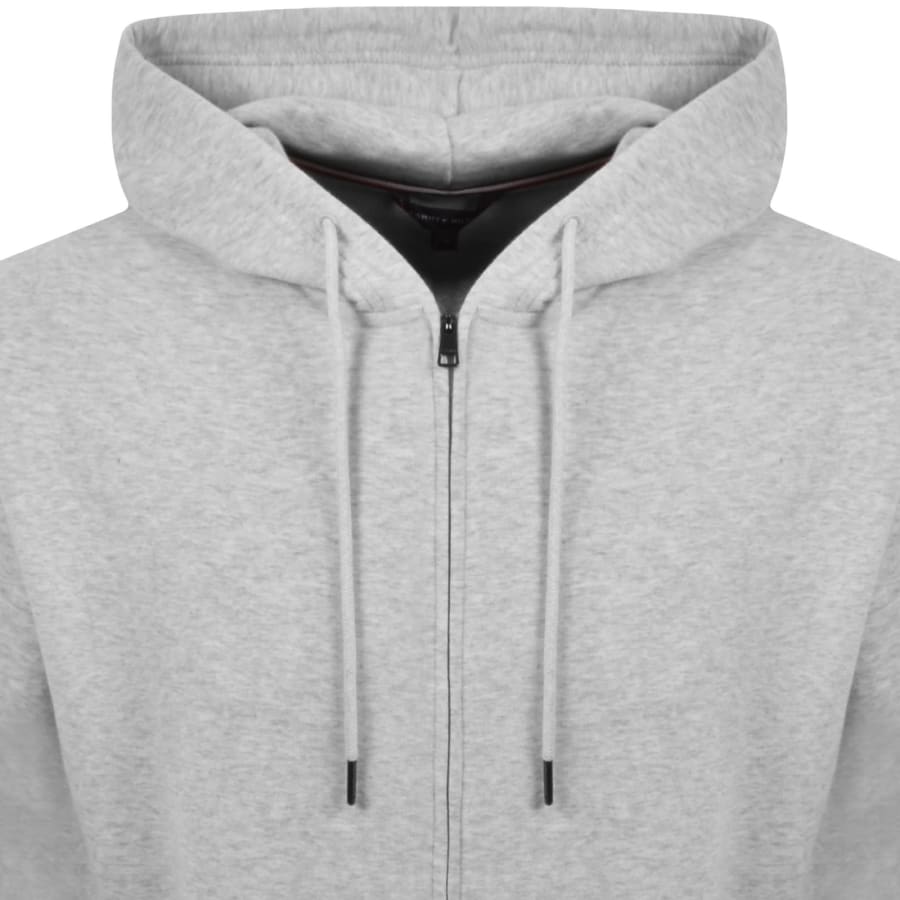 Image number 3 for Tommy Hilfiger Full Zip Hoodie Grey