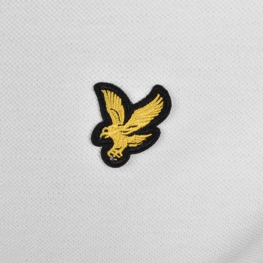 Image number 3 for Lyle And Scott Check Panelled T Shirt White