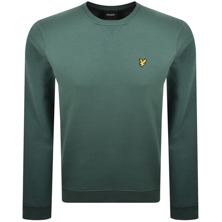 Image number 1 for Lyle And Scott Crew Neck Sweatshirt Green