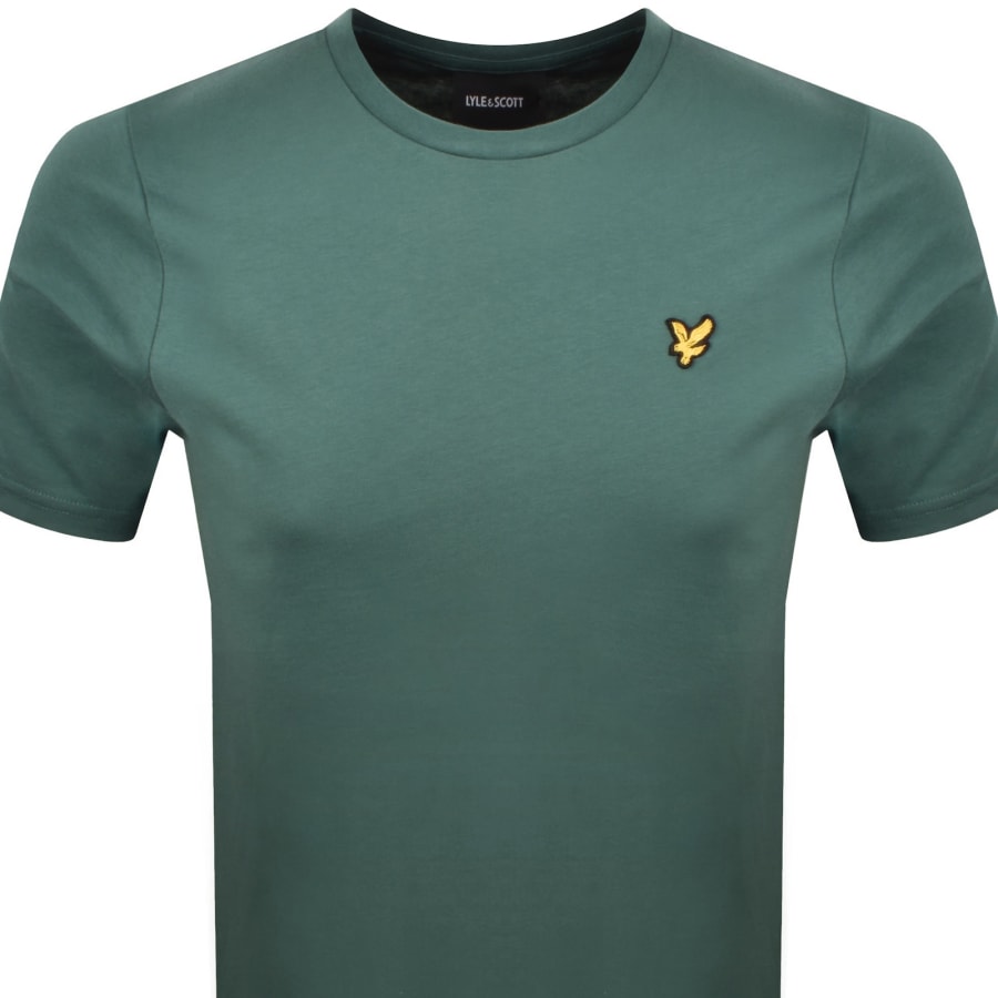 Image number 2 for Lyle And Scott Crew Neck T Shirt Green