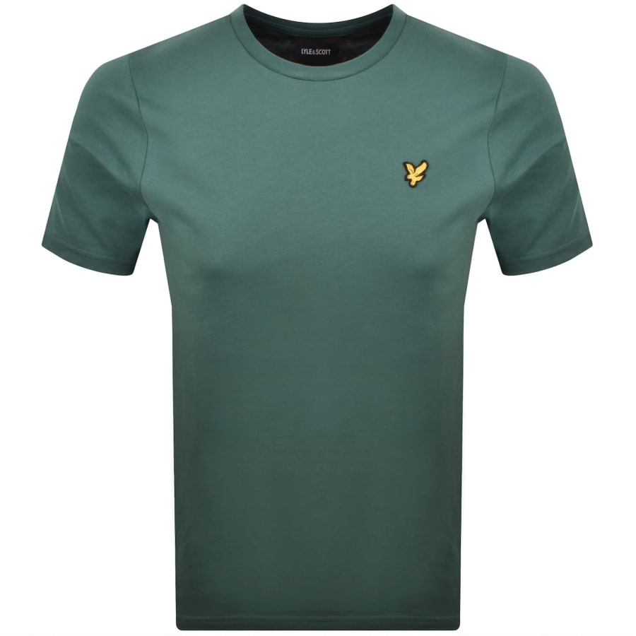 Image number 1 for Lyle And Scott Crew Neck T Shirt Green