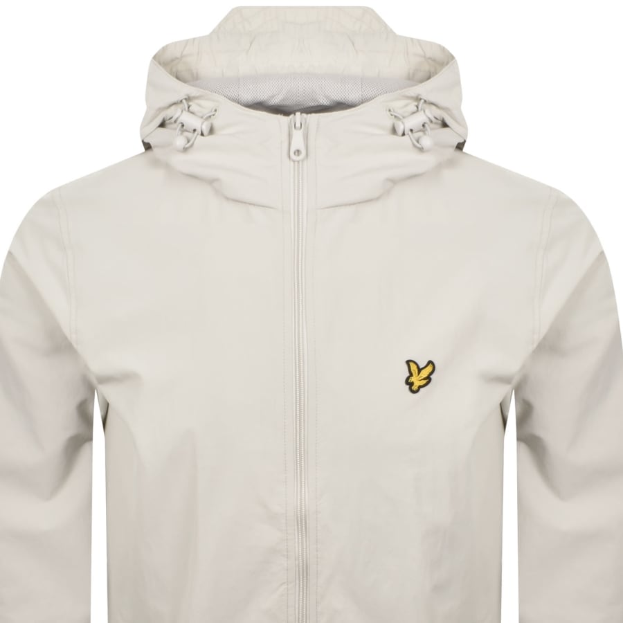 Image number 2 for Lyle And Scott Hooded Jacket Beige