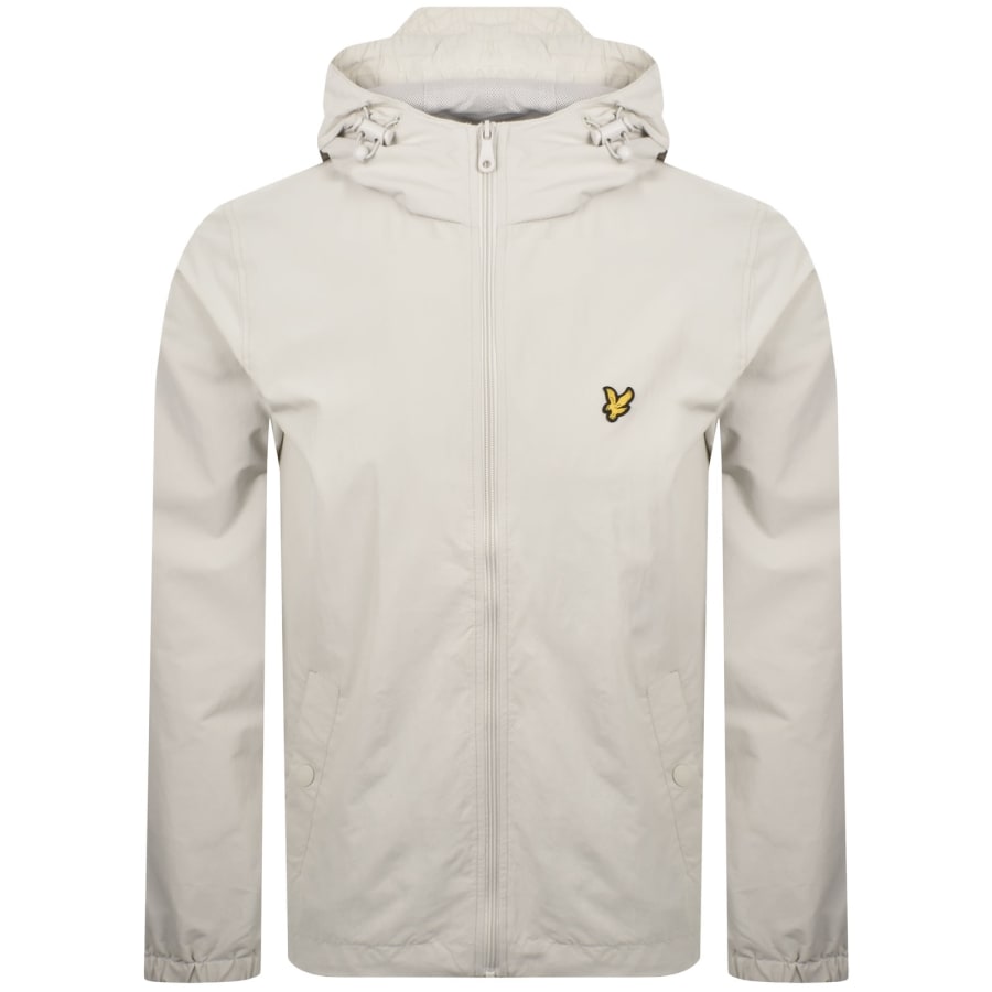 Image number 1 for Lyle And Scott Hooded Jacket Beige