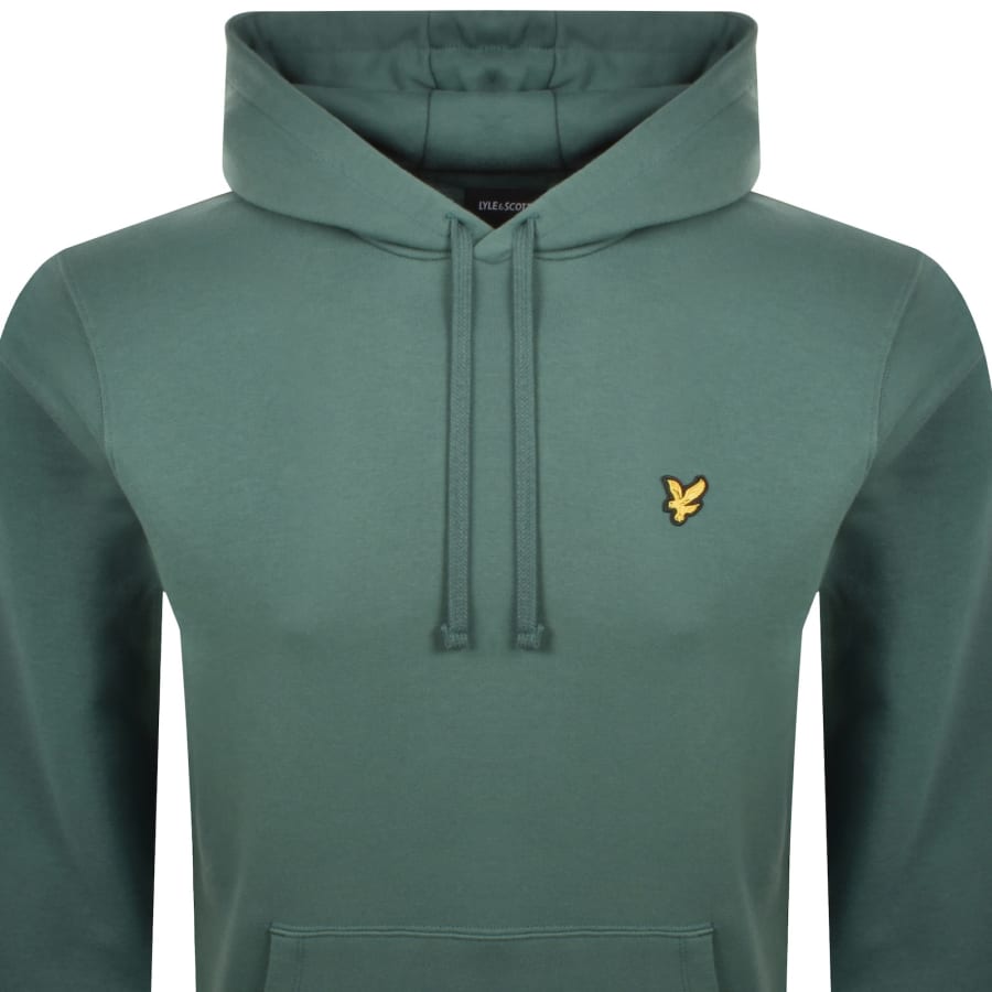 Image number 2 for Lyle And Scott Pullover Hoodie Green