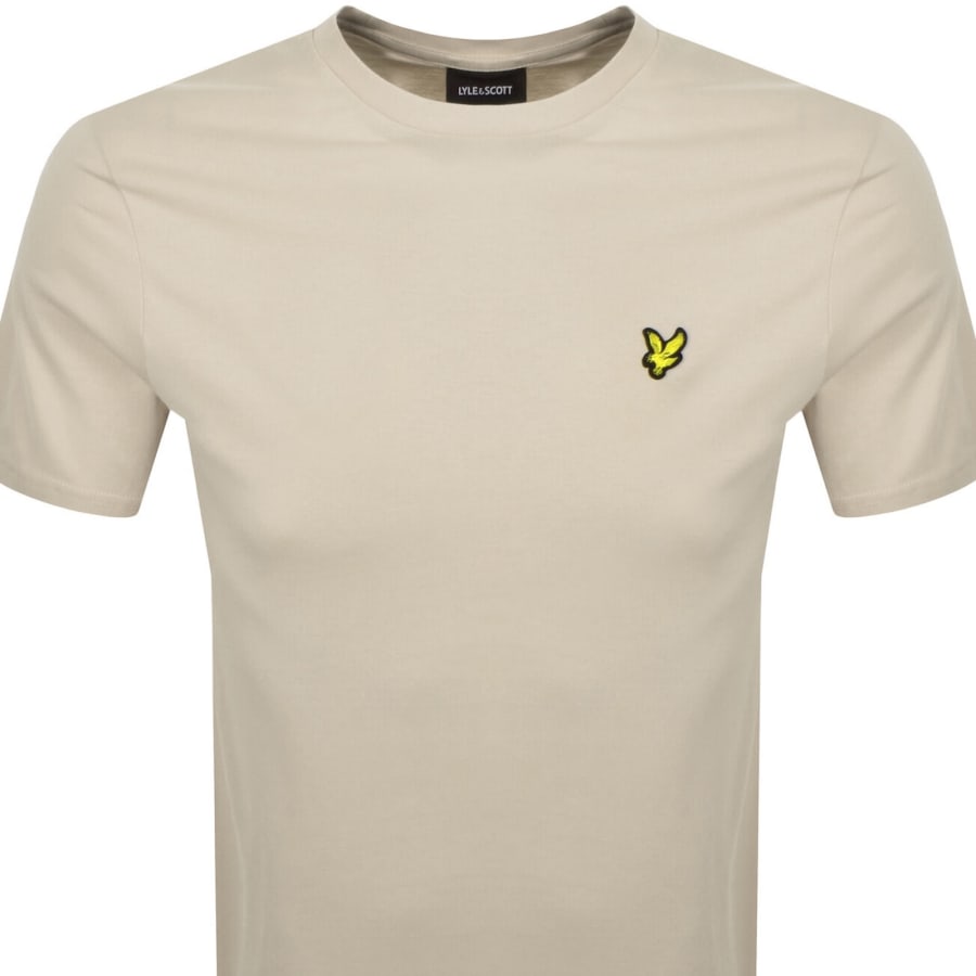 Image number 2 for Lyle And Scott Crew Neck T Shirt Beige