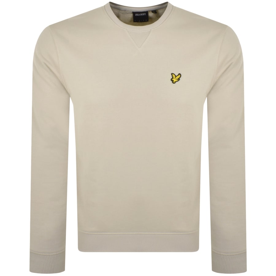 Image number 1 for Lyle And Scott Crew Neck Sweatshirt Beige
