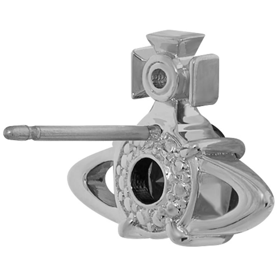Image number 2 for Vivienne Westwood Reina Single Stud Earring Silver