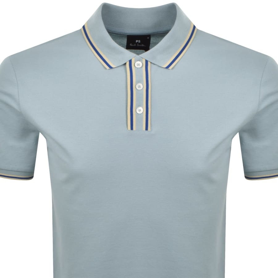 Image number 2 for Paul Smith Polo T Shirt Blue