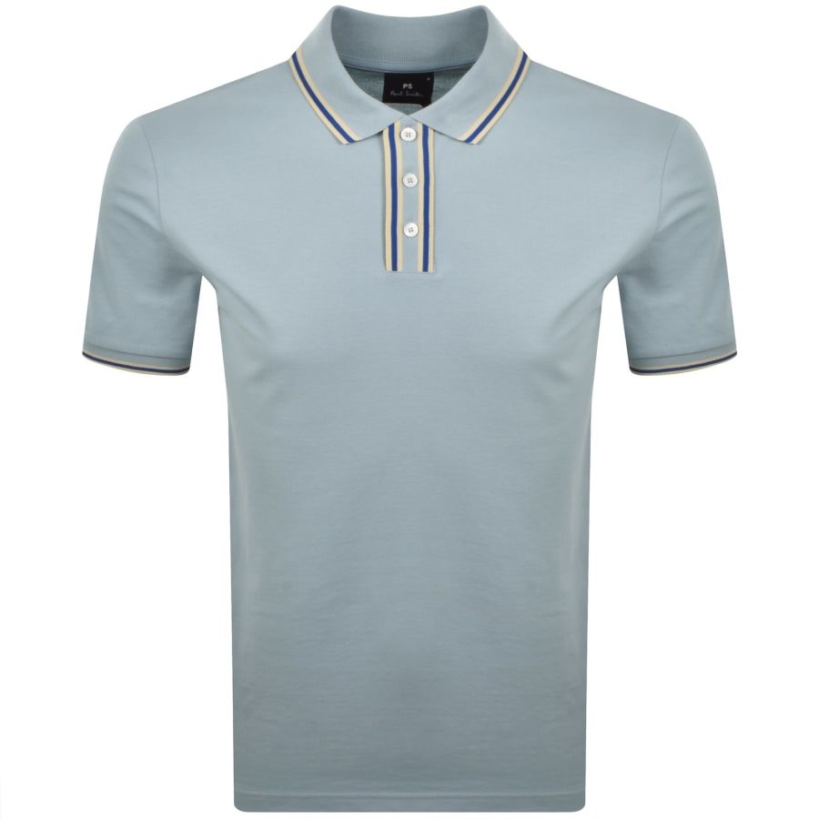 Image number 1 for Paul Smith Polo T Shirt Blue
