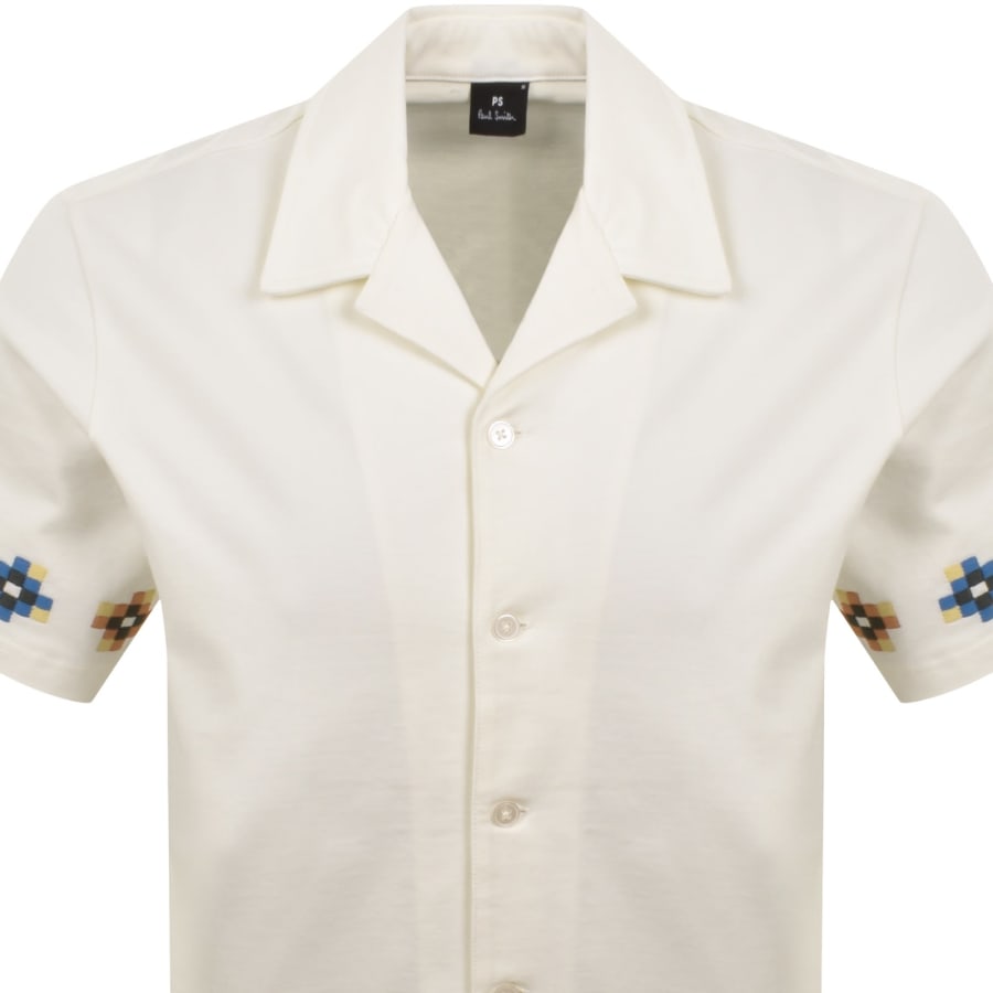 Image number 2 for Paul Smith Short Sleeve Shirt White
