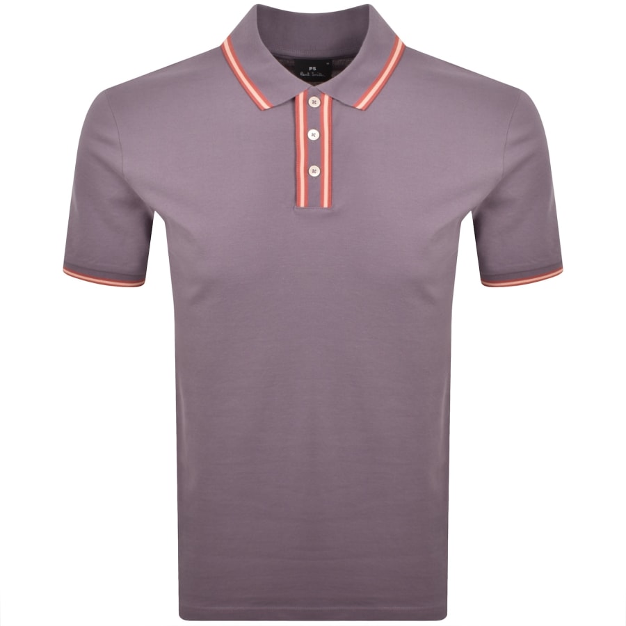 Image number 1 for Paul Smith Polo T Shirt Purple