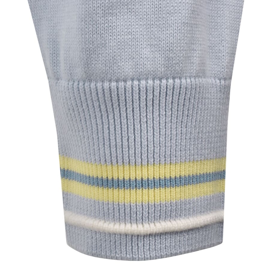 Image number 4 for Lacoste Crew Neck Knit Jumper Blue