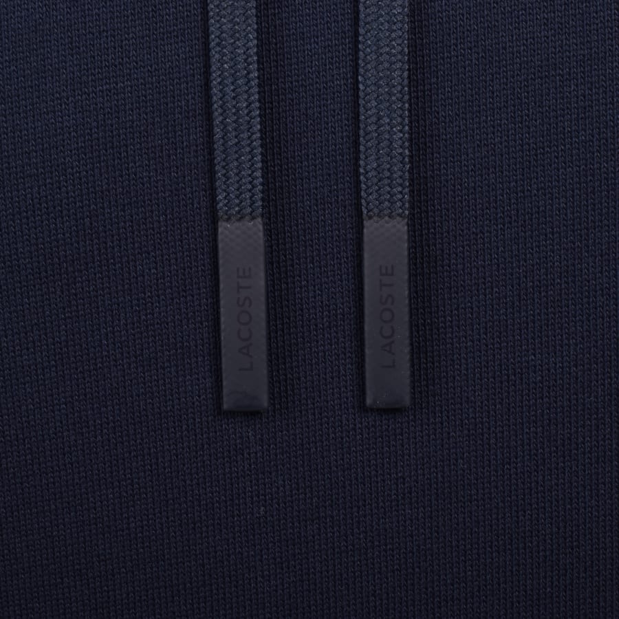 Image number 5 for Lacoste Logo Hoodie Navy