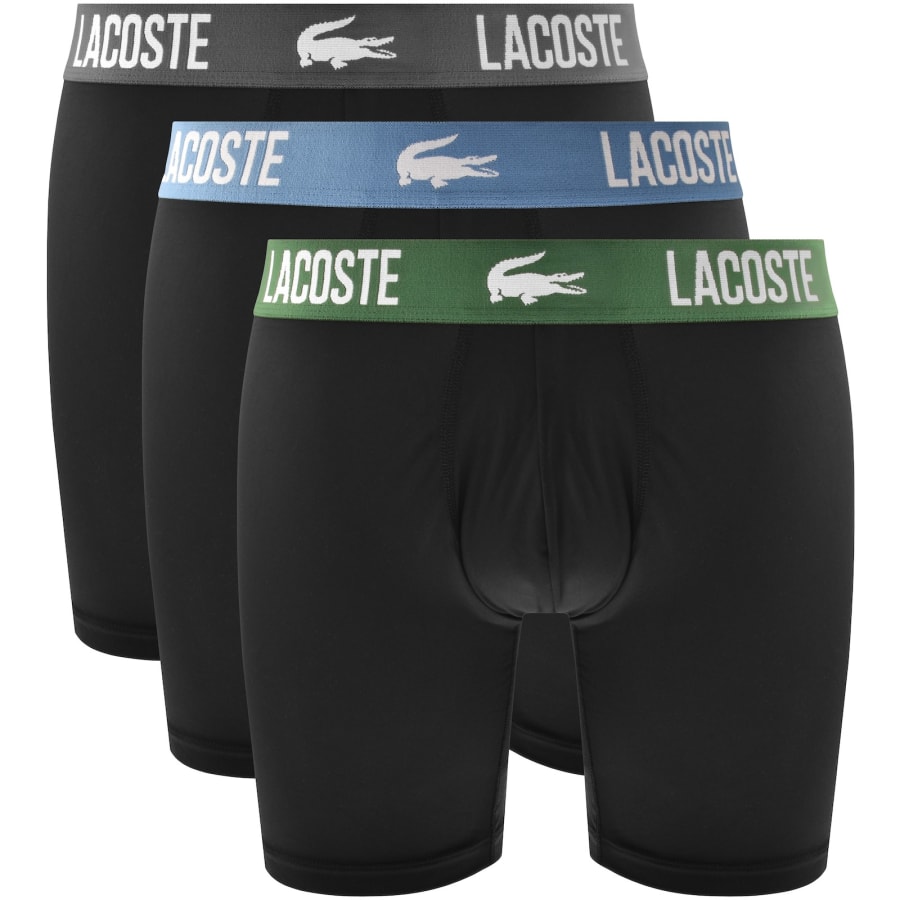 Image number 1 for Lacoste Underwear 3 Pack Boxer Briefs