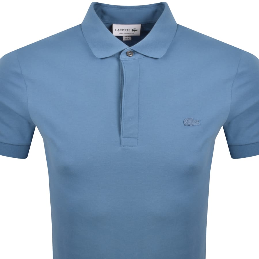 Image number 2 for Lacoste Regular Fit Polo T Shirt Blue