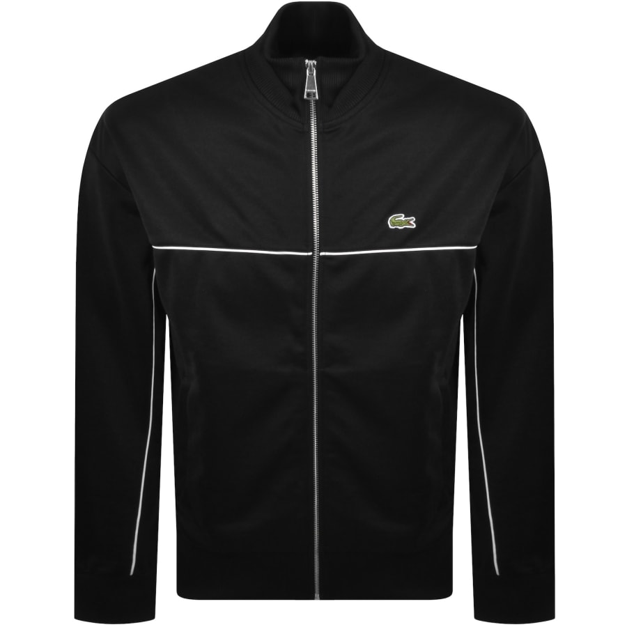 Image number 1 for Lacoste Full Zip Sweatshirt Black