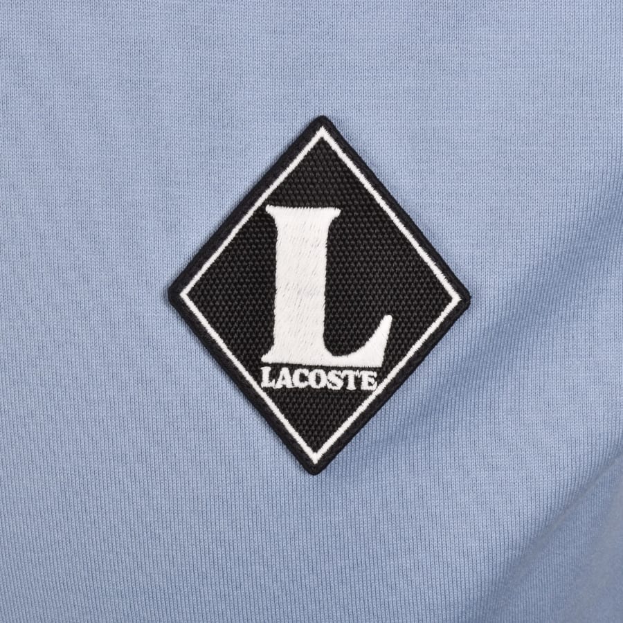Image number 3 for Lacoste Badge Logo T Shirt Blue