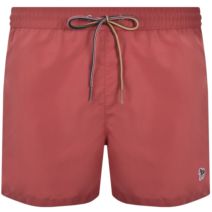 Image number 1 for Paul Smith Zebra Swim Shorts Red