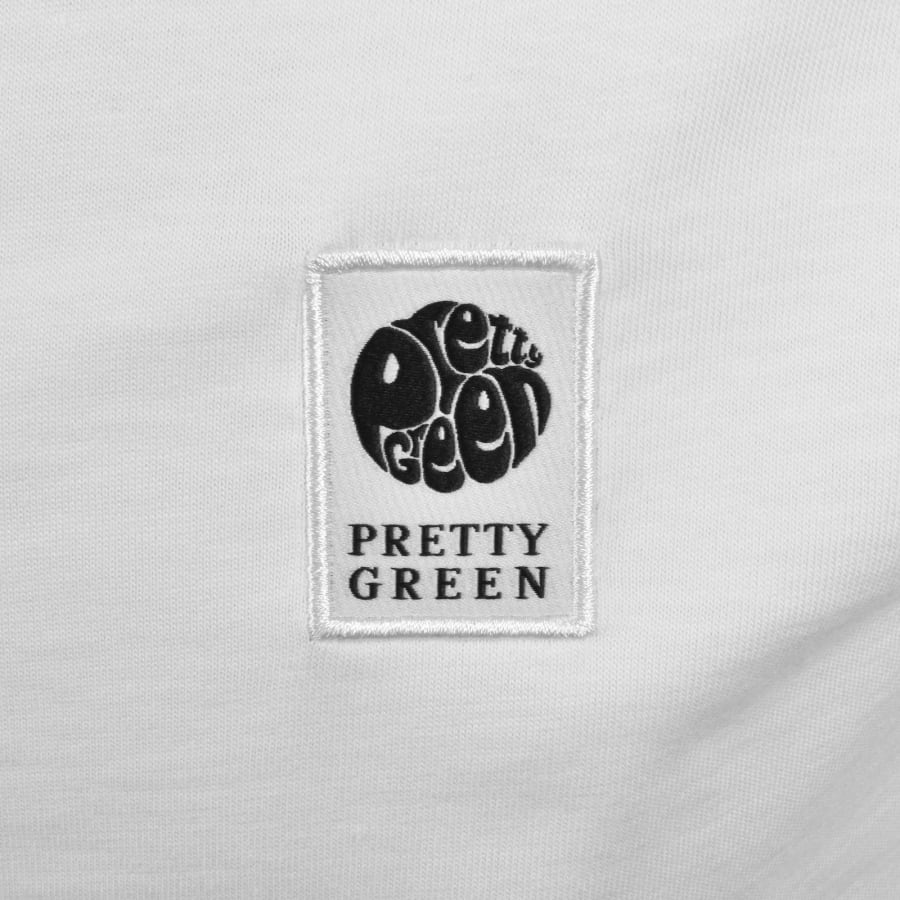 Image number 3 for Pretty Green Stratosphere T Shirt White