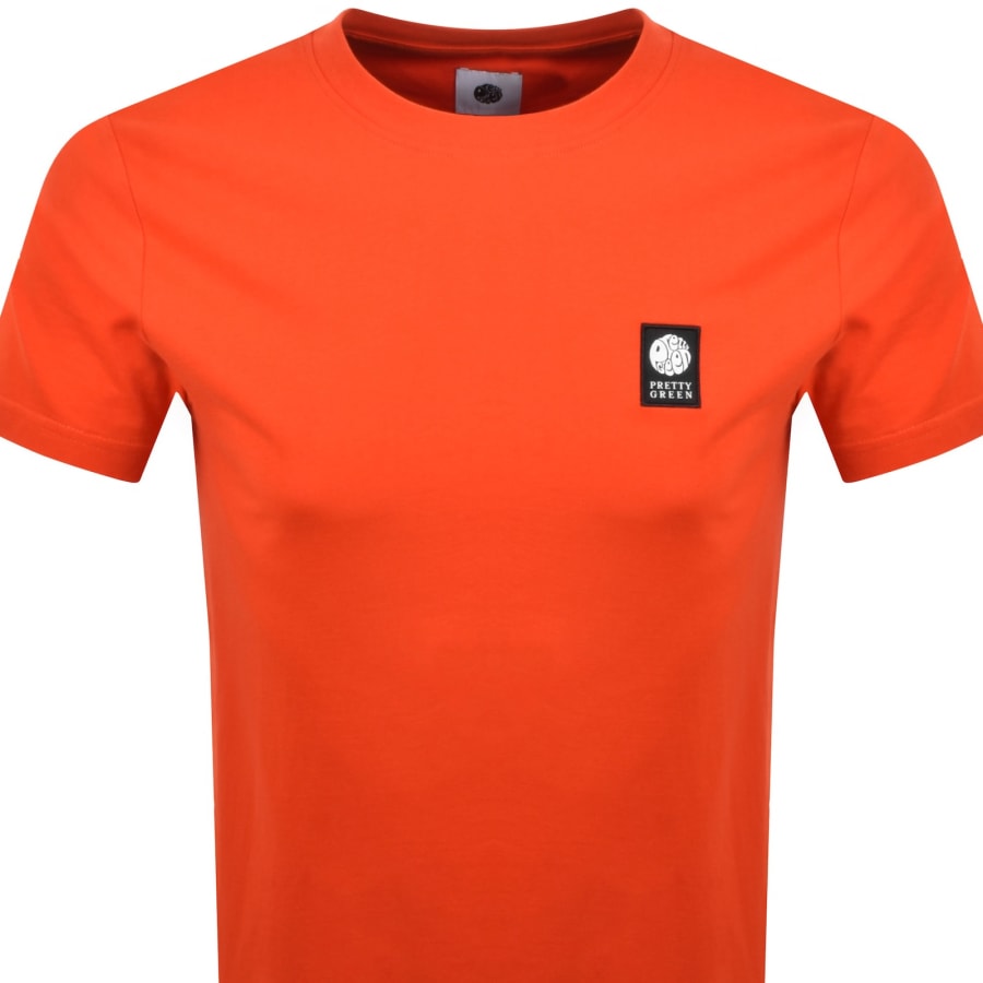 Image number 2 for Pretty Green Sinclair T Shirt Orange