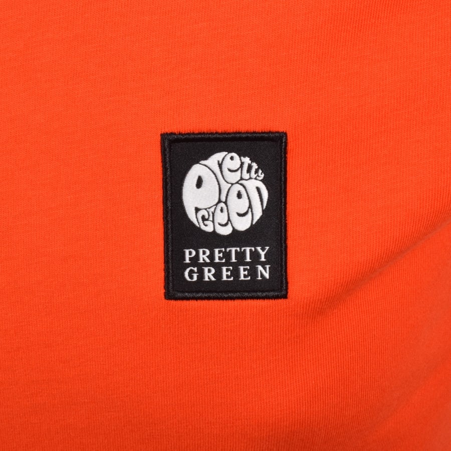 Image number 3 for Pretty Green Sinclair T Shirt Orange