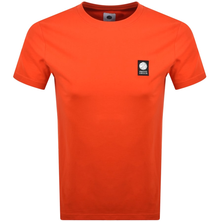 Image number 1 for Pretty Green Sinclair T Shirt Orange