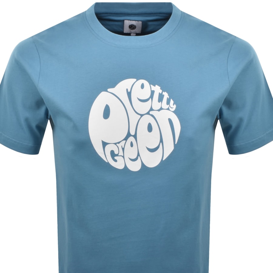 Image number 2 for Pretty Green Gillespie T Shirt Blue