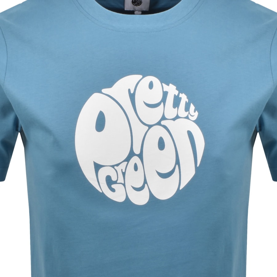 Image number 3 for Pretty Green Gillespie T Shirt Blue