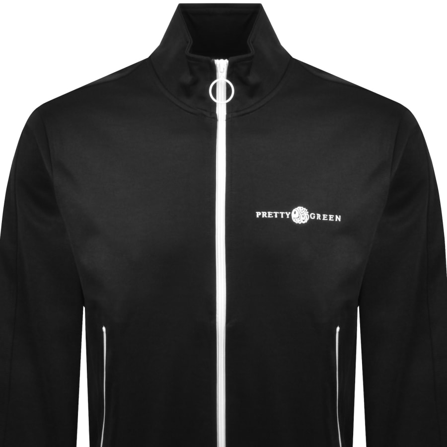 Image number 2 for Pretty Green Nimbus Track Top Black