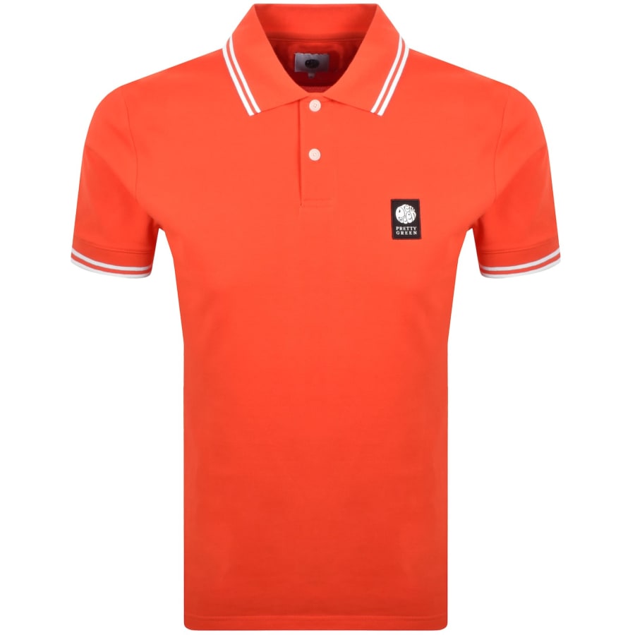 Image number 1 for Pretty Green Polo T Shirt Orange
